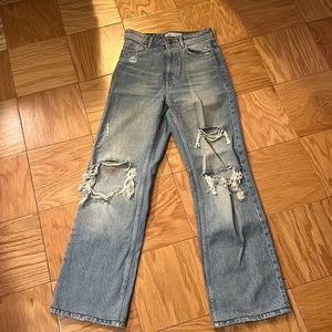 Zara wide leg jeans size 4